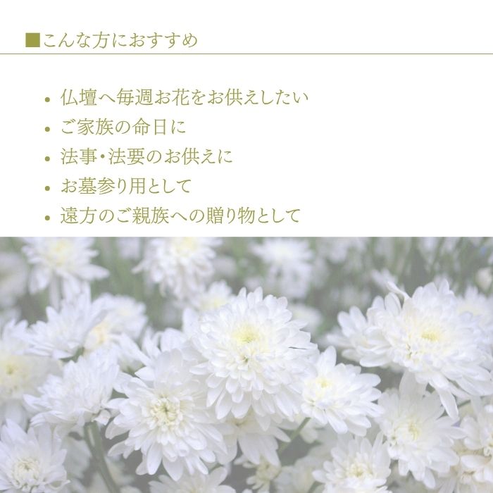 お供え切り花2026